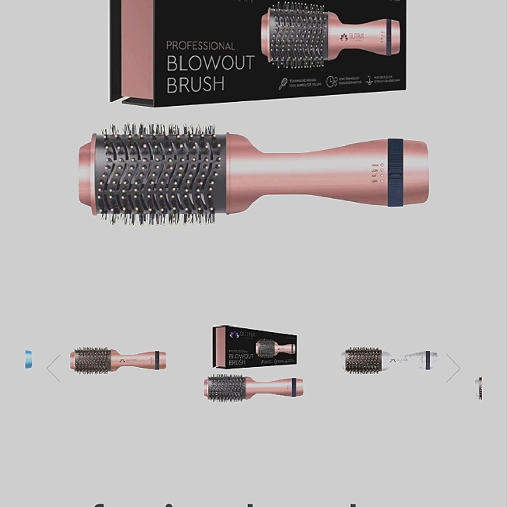 Sutra Supreme Pro Blowout Brush 3in Rose Gold